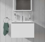 DURAVIT - L-Cube Umyvadlová skříňka 40x62x48 cm, 1 zásuvka, lesklá bílá LC614002222
