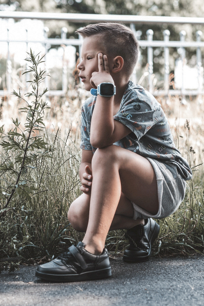 Klasické dětské sportovní boty Černá Marlin 18