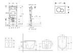 GEBERIT - Duofix Set předstěnové instalace, klozetu Nefia a sedátka softclose, tlačítko Sigma20, bílá/chrom SANI11CA31107