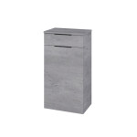 Dřevojas - Nízká skříňka DOS SNDZ 50 - D01 Beton / Úchytka T07 / D01 Beton / Levé 156190I