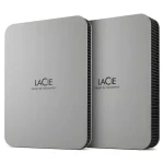 LaCie Mobile Drive Moon Silver / Přenosný disk / 4TB / USB 3.1 / USB-C / Rescue Data Recovery (STLP4000400)