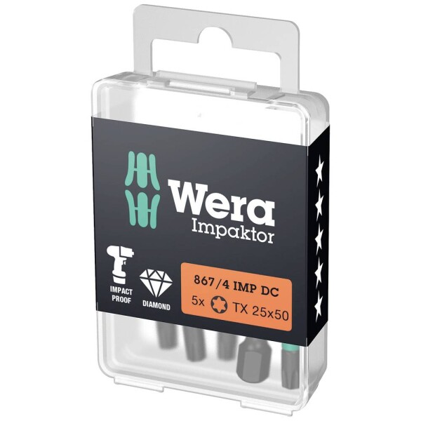 Wera 05057667001 bit Torx T 40 F 6.3 5 ks