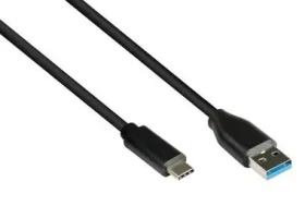 Good Connections USB-A - USB-C 3.2 Gen 2 černá / Datový kabel / 1 m / 10 Gbit/s (2831-AC010S)