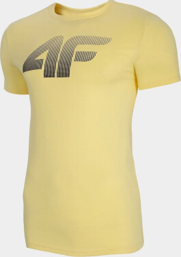 Pánské tričko 4F TSM302 žluté Žlutá