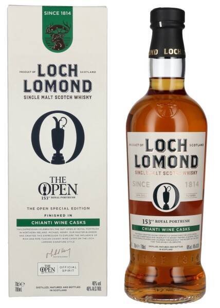 Loch Lomond The Open Special Edition Chianti Wine Casks Single Malt Whisky 2025 0,7L, 46%, -DB-