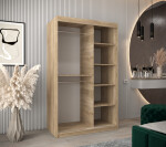 Šatní skříň Abi Y2 Barva korpusu: Bílá, Rozměry: 120 cm, Dveře: Dub artisan
