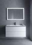 DURAVIT - L-Cube Umyvadlová skříňka 55x82x48 cm, 2 zásuvky, lesklá bílá LC624102222