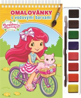 Strawberry Omalovánky vodovými barvami štětcem