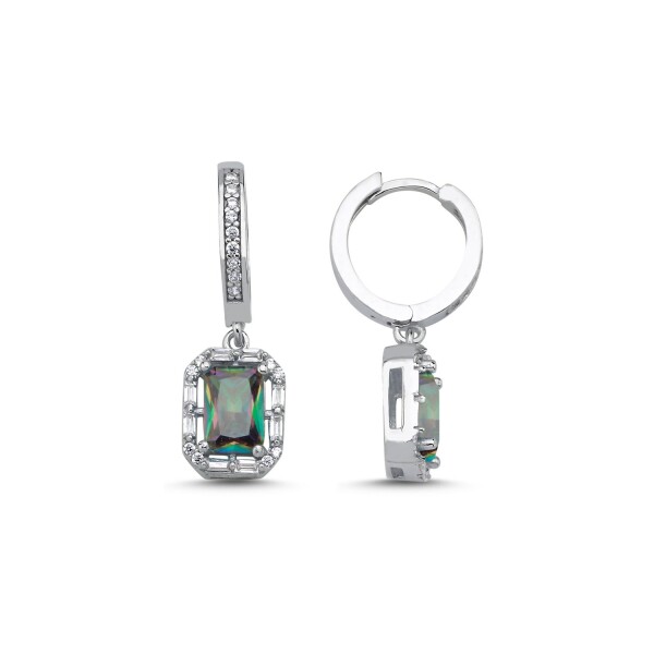 LUNICA Stříbrné náušnice MYSTIC TOPAZ 0475