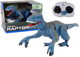 Mamido Dinosaurus Velociraptor R/C na dálkové ovládání modrý