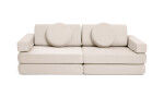SHAPPY Dětská rozkládací pěnová pohovka SHAPPY PLAY mini Barva: Soft Beige