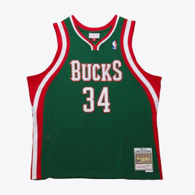 Mitchell & Ness Pánský dres Milwaukee Bucks NBA Giannis Antetokounmpo #34 Swingman - Zelená Velikost: XL