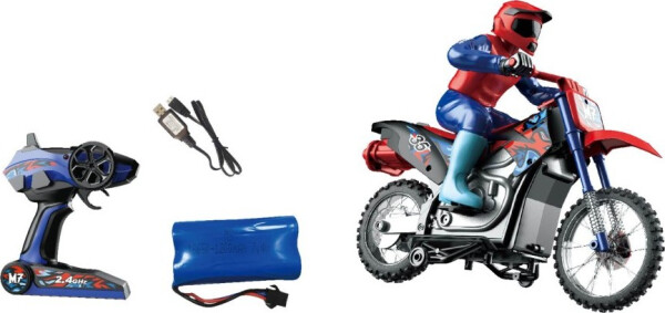 RC motorka 1:10 červená