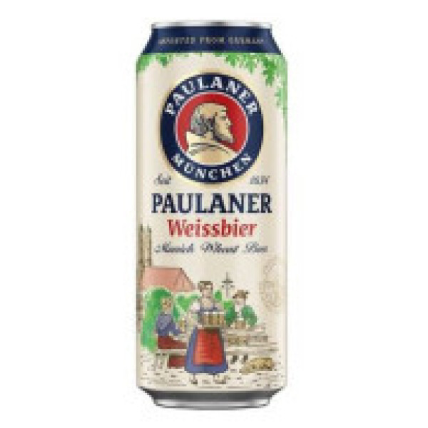 Paulaner Hefe-Weissbier Naturtrub 5,5% 0,5 l (plech)