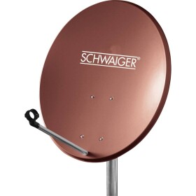 Schwaiger SPI550.2 satelit 60 cm Reflektivní materiál: ocel cihlově červená