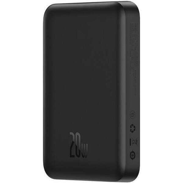 Baseus PPCX070001 Magnetic Mini černá / Powerbanka / 10000mAh / USB-C / MagSafe / 20W (PPCX070001)