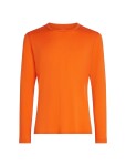 Pánské merino tričko s dlouhým rukávem ICEBREAKER Mens 200 Oasis LS Crewe, Blaze velikost: S