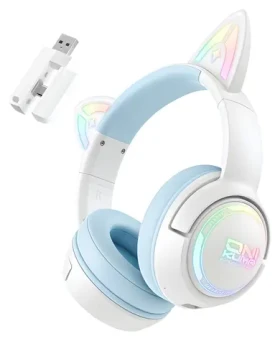 ONIKUMA GT838 modrá / Herní sluchátka / Bluetooth 5.3 / RGB / výdrž 10 h / USB-C (GT838 Blue)