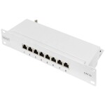 DIGITUS 19 Patch panel / nestíněný / 16 portů / neosazený / 1U / černá barva / RAL 9005 (4016032157441)