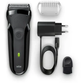 Braun Series 3 301s / planžetový holicí strojek / 30 min provoz / černá (4210201163817)