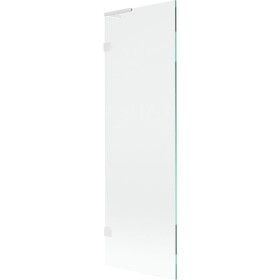 MEXEN/S - Lunar L vanová zástěna FIX 60 x 150, transparent, bílá 897L-060-000-20-00