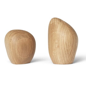 Ferm Living Solnička a pepřenka Cairn Oak Wood, přírodní barva, dřevo