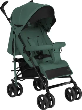 LIONELO Kočárek golfový IRMA Green Emerald / Nosnost do 15 kg / 6-36 měsíců (LO-IRMA GREEN EMERALD)