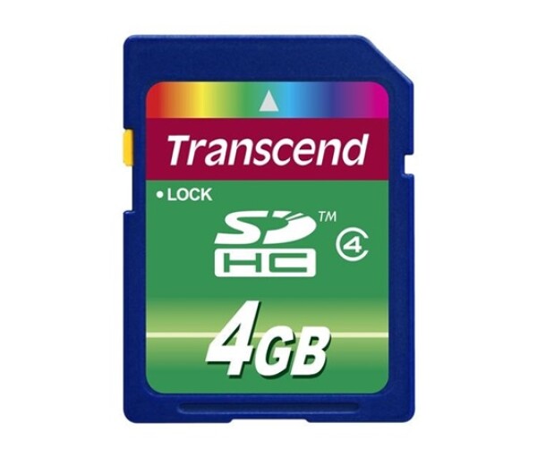 TRANSCEND SDHC karta 4GB Class 4 EDF_325012