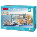 CubicFun 3D puzzle CityLine panorama:Benátky 126 ks