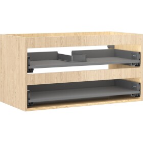 MEXEN - Box-A skříňka pro umyvadlo 90, 2 zásuvky, dub 91AX0-0900-470-2-81