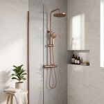 REA - Sprchový set s termostatem Parot Light Brush Copper REA-P9672