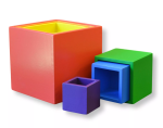 Moyo Montessori Moyo Montessori Stohovací barevné boxy