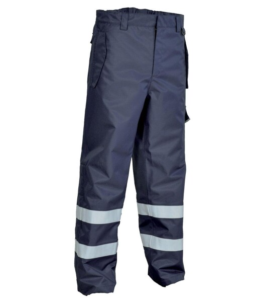 Reflexní pracovní kalhoty nehořlavé COFRA PECS Barva: Šedá, Velikost: L (V343_0_01_L)