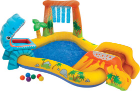 Bazén hrací dinosaurus nafukovací 249x191x109cm - Alltoys Intex