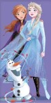 Carbotex Disney Frozen BRM014466 plážová osuška fialová 70x140