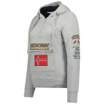 Geografické Norsko 3/4 mikina Gymclass Distri M WU1293H/GN B-Grey m