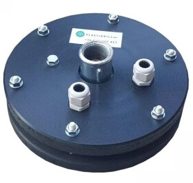 Instalační hlavice na vrt 160mm, 6/4", s odvzdušněním