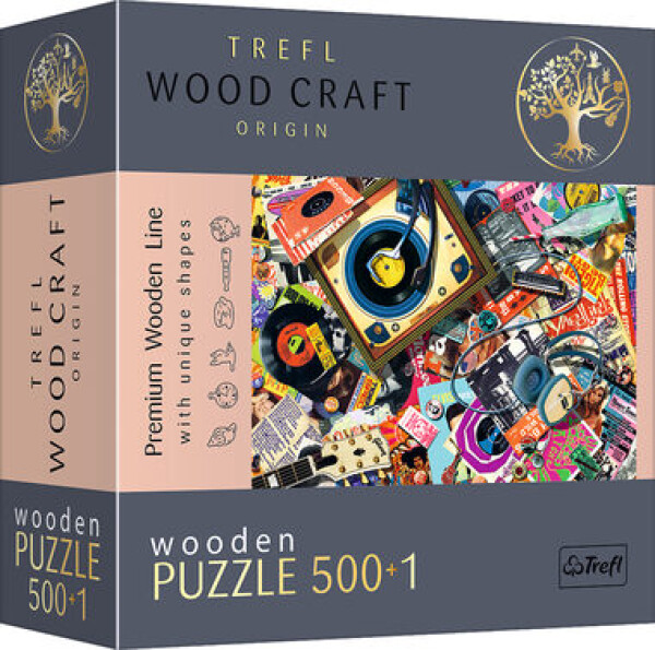 TREFL Wood Craft Origin Ve světě hudby 501 dílků