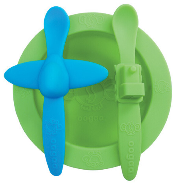 Sada nádobí Oogaa zelená s modrou - Oogaa