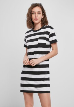 Dámské šaty Stripe Boxy černo/bílé