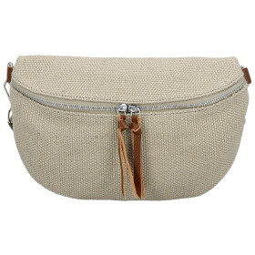 Trendy dámská textilní ledvinka Ayana, zelená