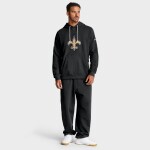Nike Pánská mikina New Orleans Saints NFL 2025 Sideline Standard Issue Hoodie Velikost: M