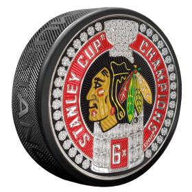 Mustang Puk Chicago Blackhawks NHL Stanley Cup Dynasty Puck Design Trimflexx