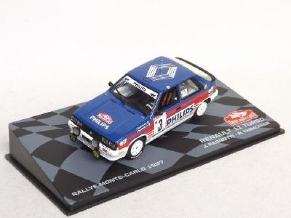 Renault 11 Turbo Ragnotti/Thimonier RMC 1987 1:43 Altaya