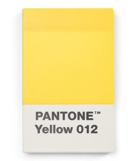 Pantone Pouzdro na vizitky dárkové balení - Yellow 012