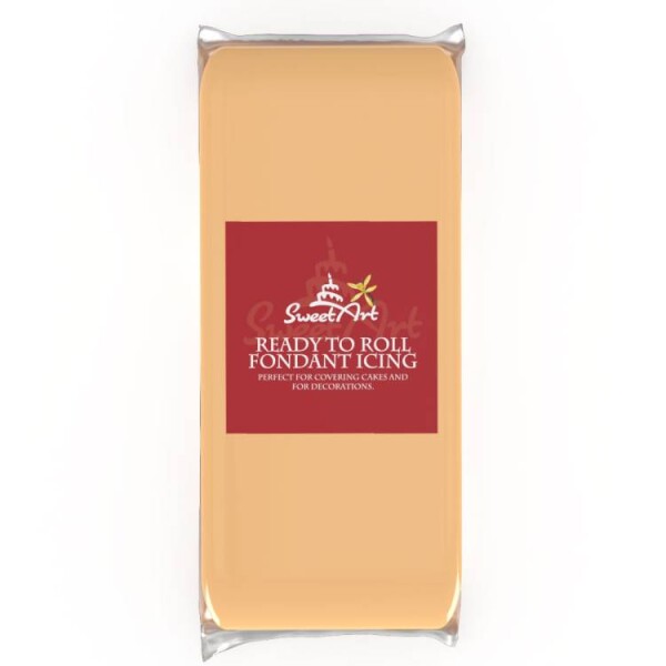 SweetArt potahovací a modelovací hmota vanilková Peach (1kg)