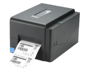 TSC TE200 Stolní termotiskárna etiket / TT-DT / 203 dpi / 108mm / USB / RS232 / LAN / Wi-Fi / černá (99-065A301-S1LF00)