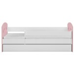 Dětská postel Julia +M Mix pudrově růžová 80x160