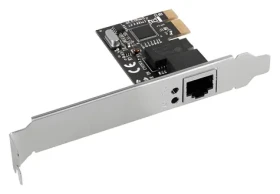 Lanberg PCE-1GB-201 / Síťová karta / PCIe / 1x RJ-45 / 1 Gbps / RTL8111C / Low Profile (PCE-1GB-201)