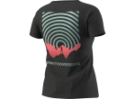 DYNAFIT 24/7 Graphic T shirt W Black out/Concentric Running Černá
